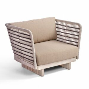 Sillón de teca y cuerda