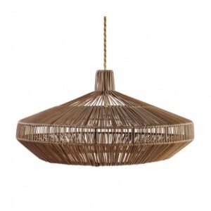 Pantalla de resina color lino aplanada