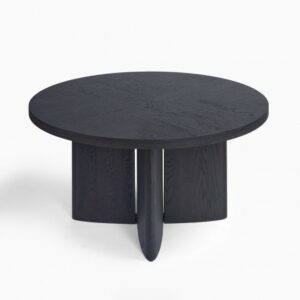 Mesa redonda de comedor roble black-brown