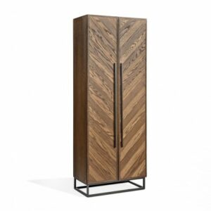 Armario roble y metal