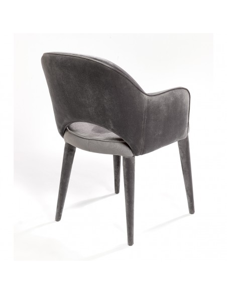 Sillón terciopelo gris Sillón terciopelo gris