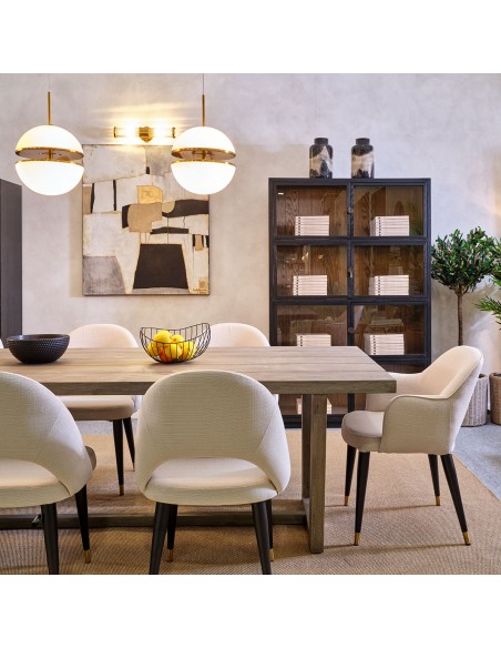 Vitrina roble cepillado madera oscura Vitrina roble cepillado madera oscura - Imagen 3