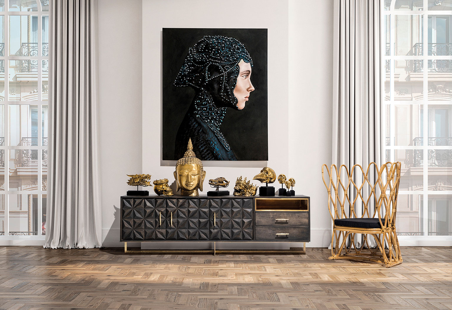 FIGURA DECORATIVA CALAVERA FIGURA DECORATIVA CALAVERA - Imagen 3