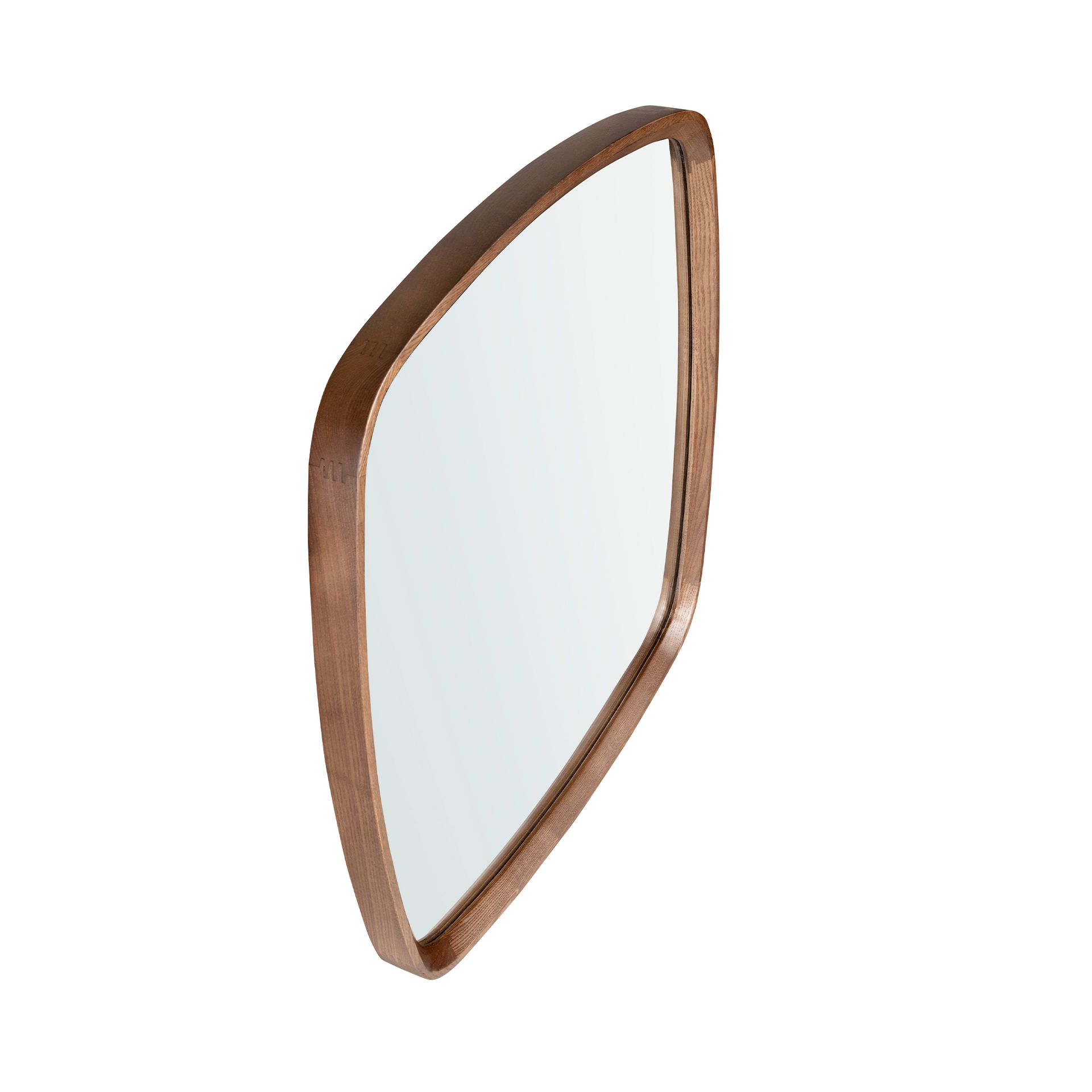 Espejo pared cuadrado nogal Espejo pared cuadrado nogal - Imagen 6