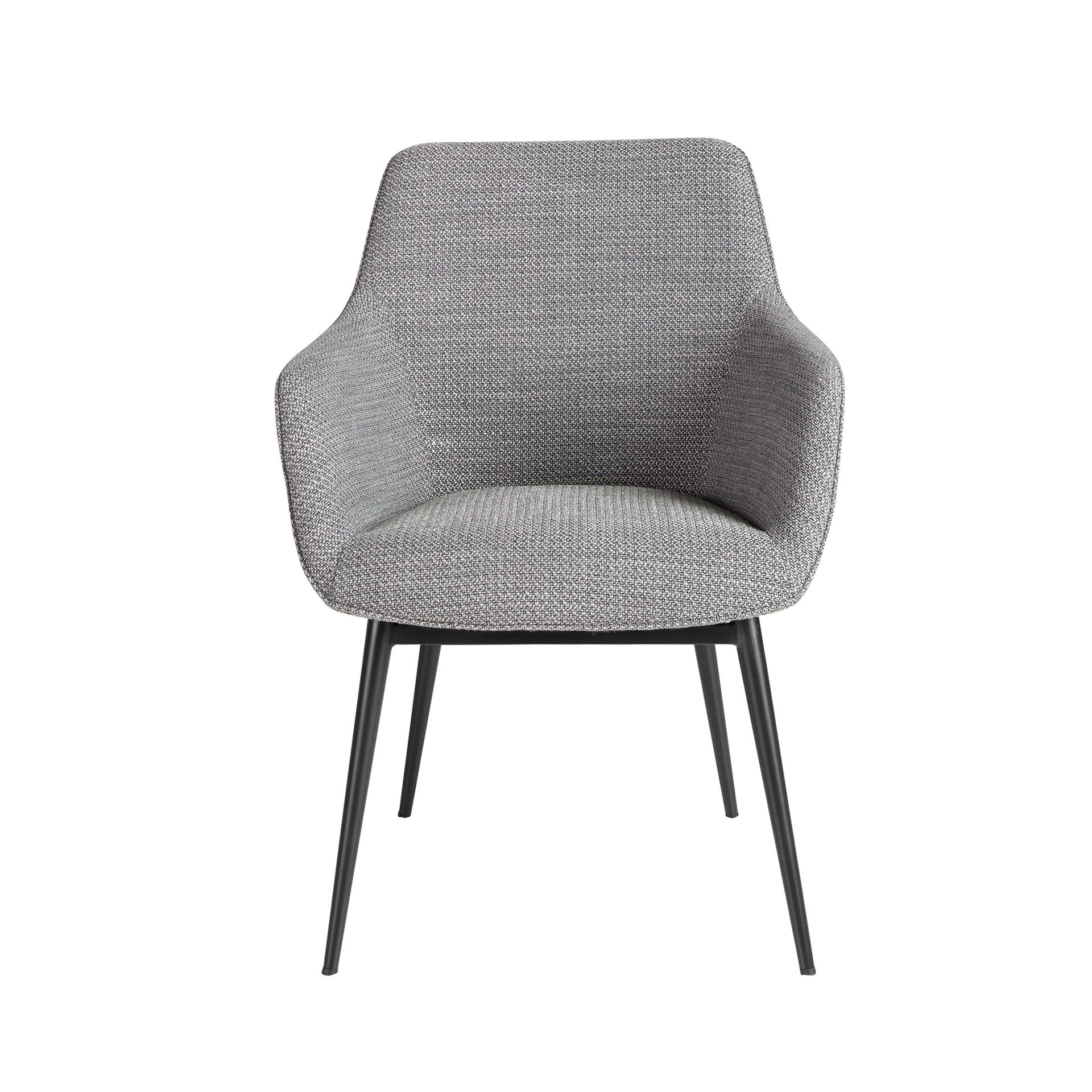 Silla tela gris Silla tela gris - Imagen 2