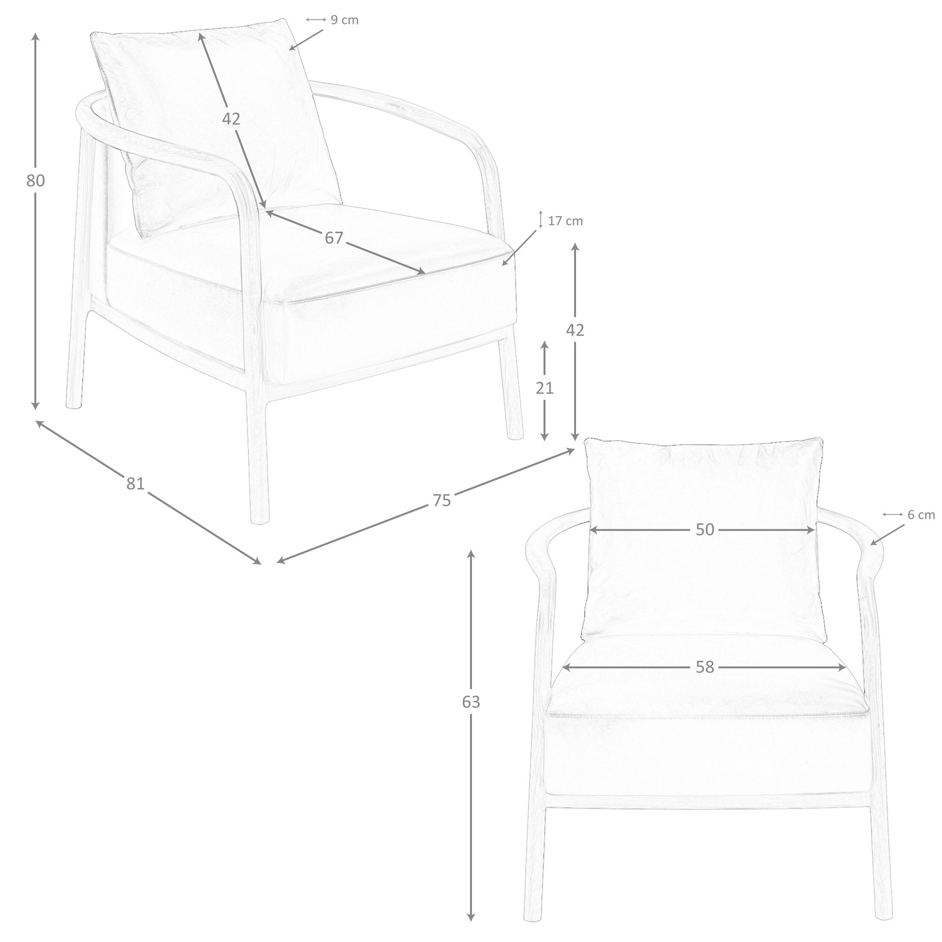 Sillón piel negro Sillón piel negro - Imagen 9