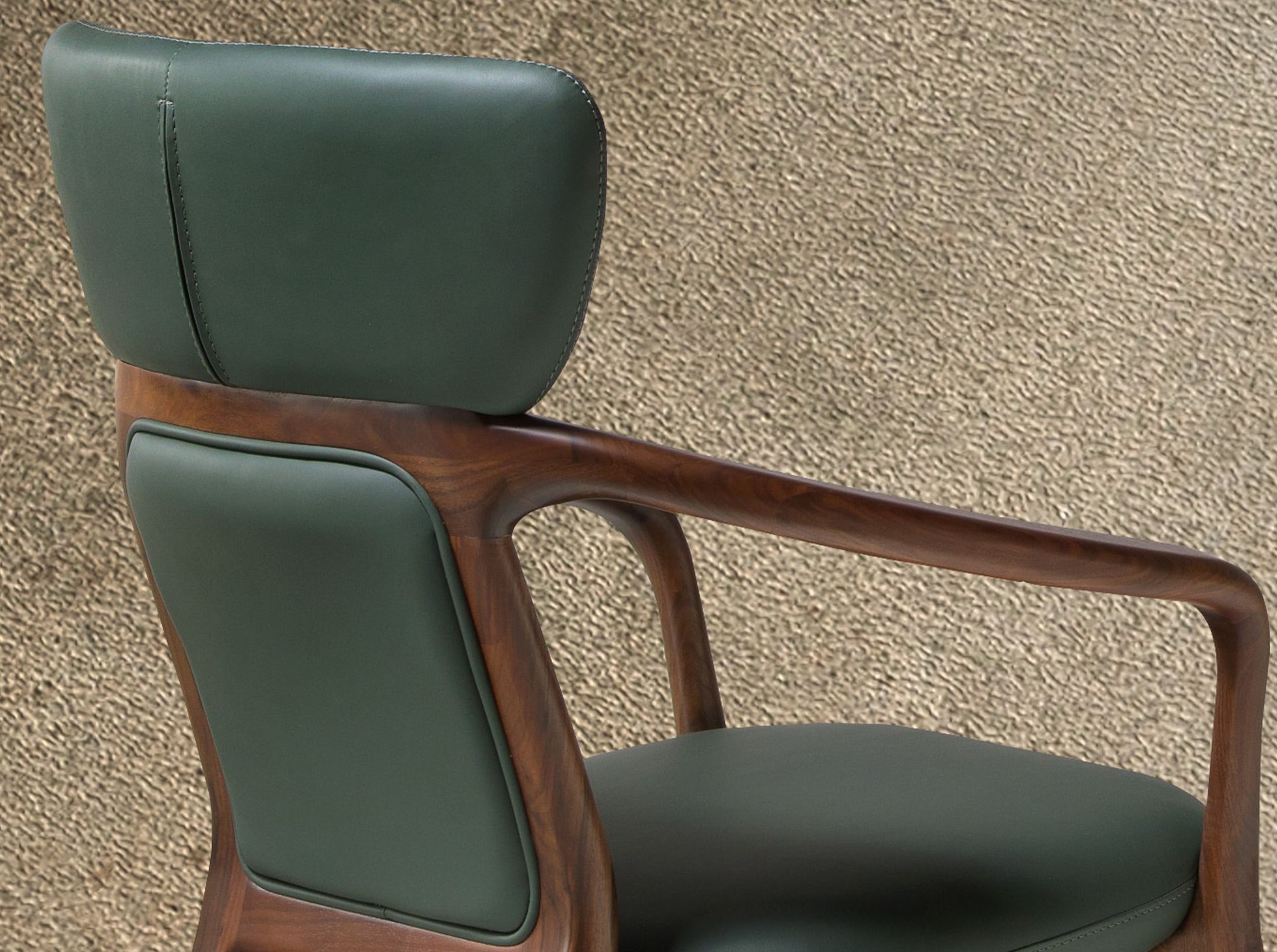 Sillón polipiel verde oscuro Sillón polipiel verde oscuro - Imagen 7