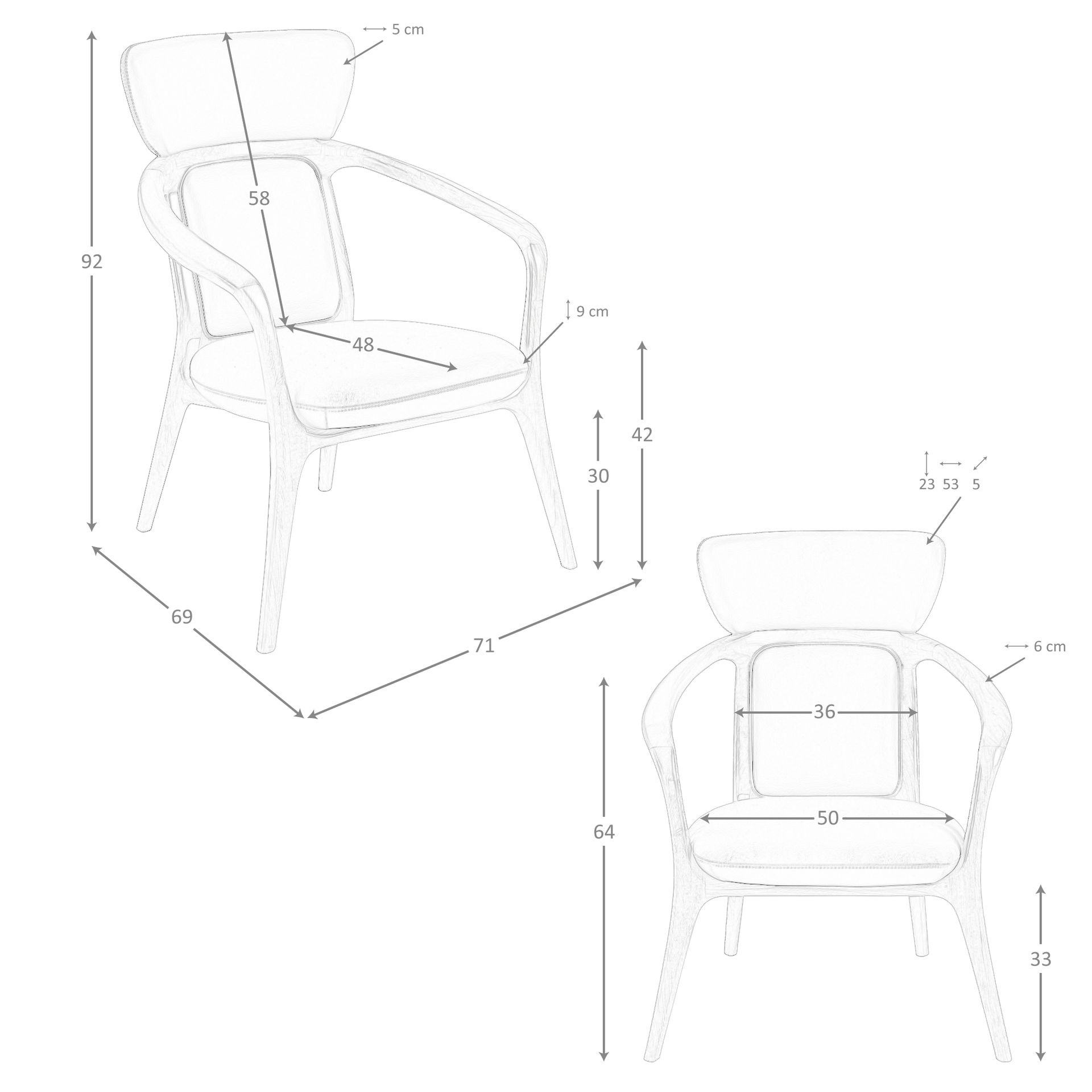 Sillón polipiel verde oscuro Sillón polipiel verde oscuro - Imagen 9