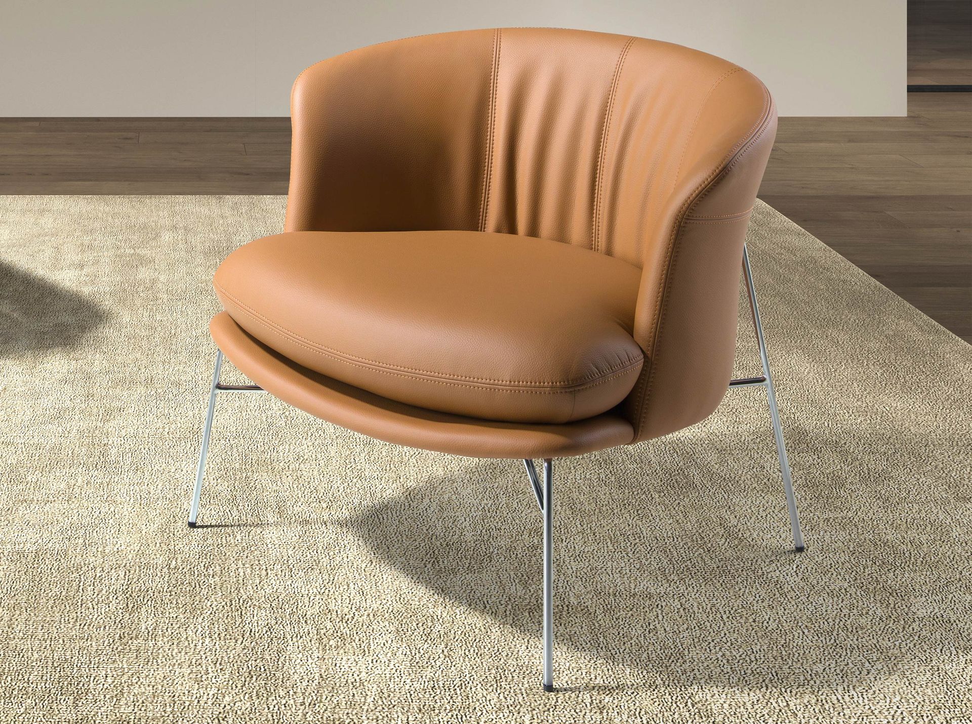 Sillón polipiel marrón Sillón polipiel marrón - Imagen 5