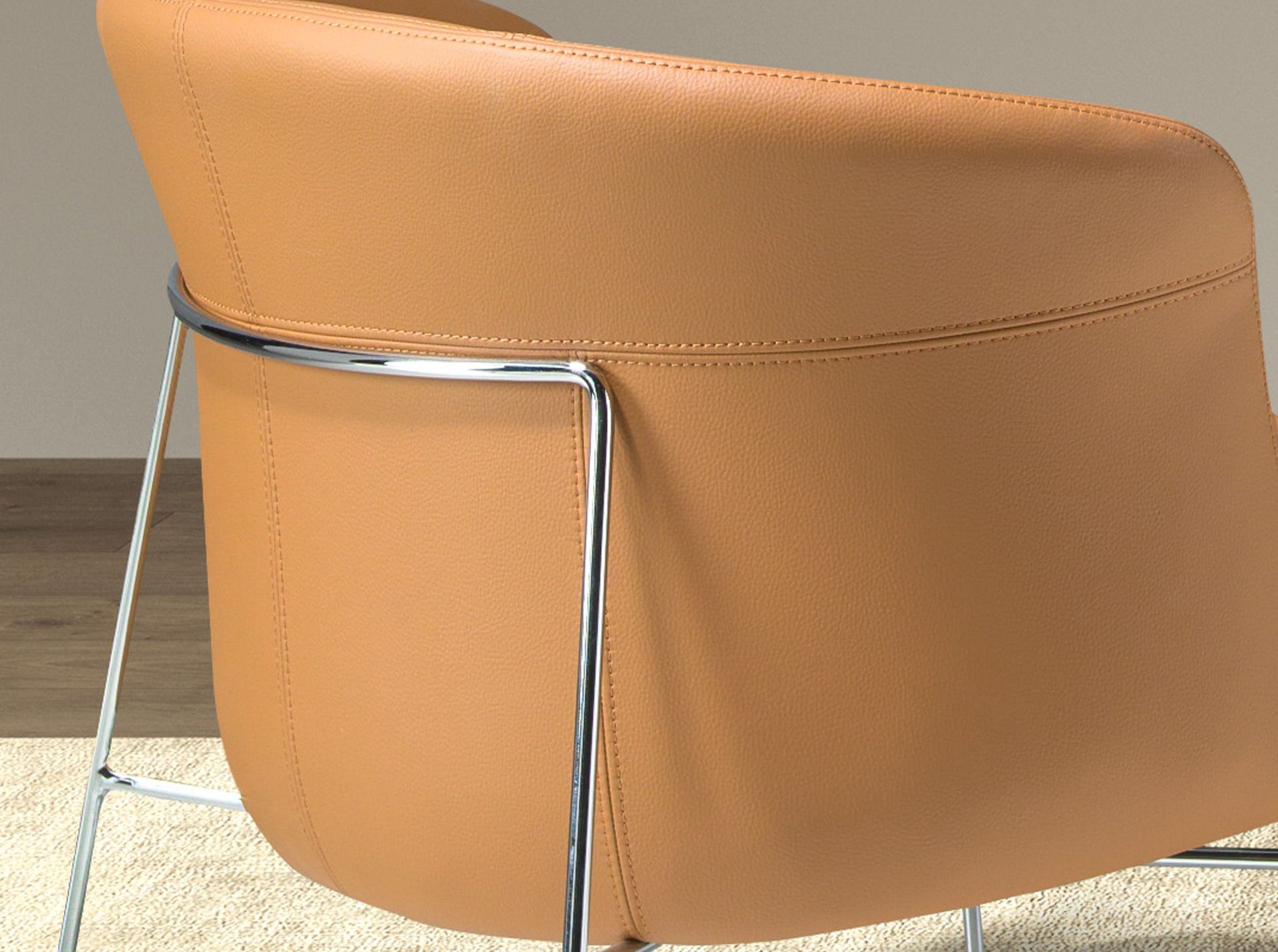 Sillón polipiel marrón Sillón polipiel marrón - Imagen 7