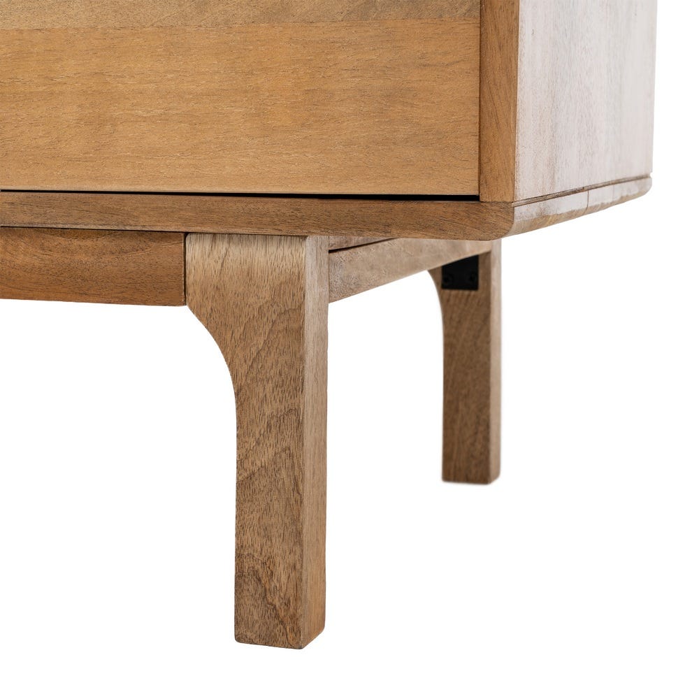 ARMARIO NATURAL MADERA DE MANGO SALÓN 90 X 45 X 145 CM ARMARIO NATURAL MADERA DE MANGO SALÓN 90 X 45 X 145 CM - Imagen 5