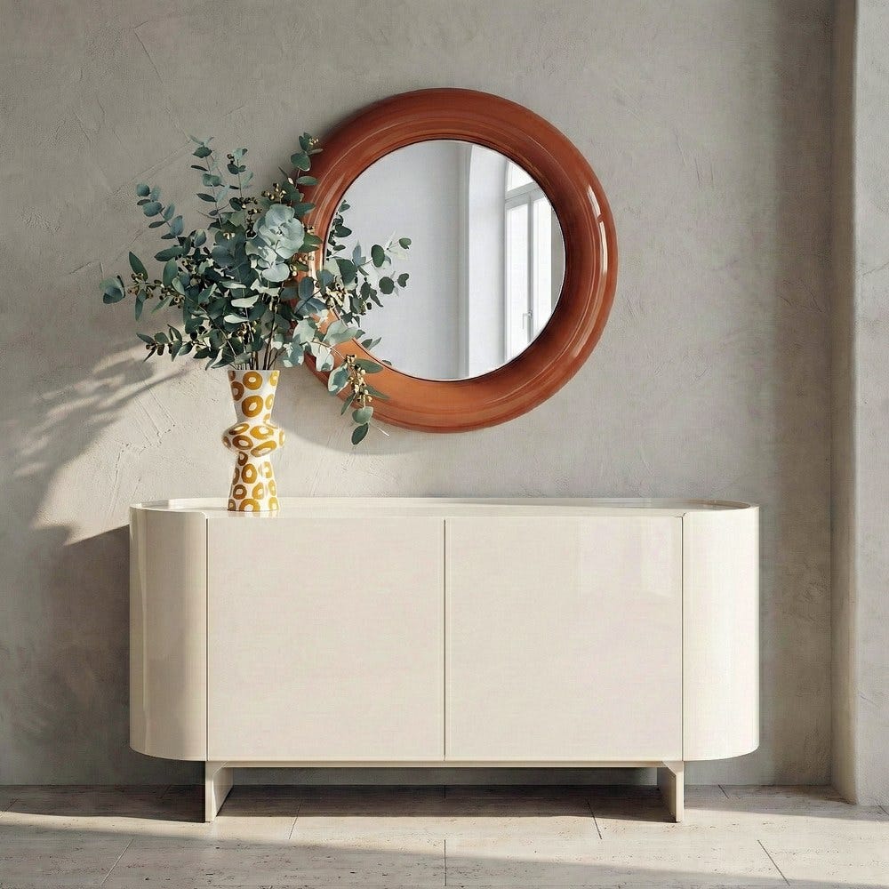APARADOR LACADO CREMA MÁRMOL-DM SALÓN 160 X 45 X 75 CM APARADOR LACADO CREMA MÁRMOL-DM SALÓN 160 X 45 X 75 CM