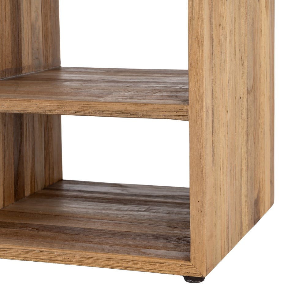 MUEBLE AUXILIAR NATURAL MADERA DE TECA 96 X 30 X 98 CM MUEBLE AUXILIAR NATURAL MADERA DE TECA 96 X 30 X 98 CM - Imagen 5