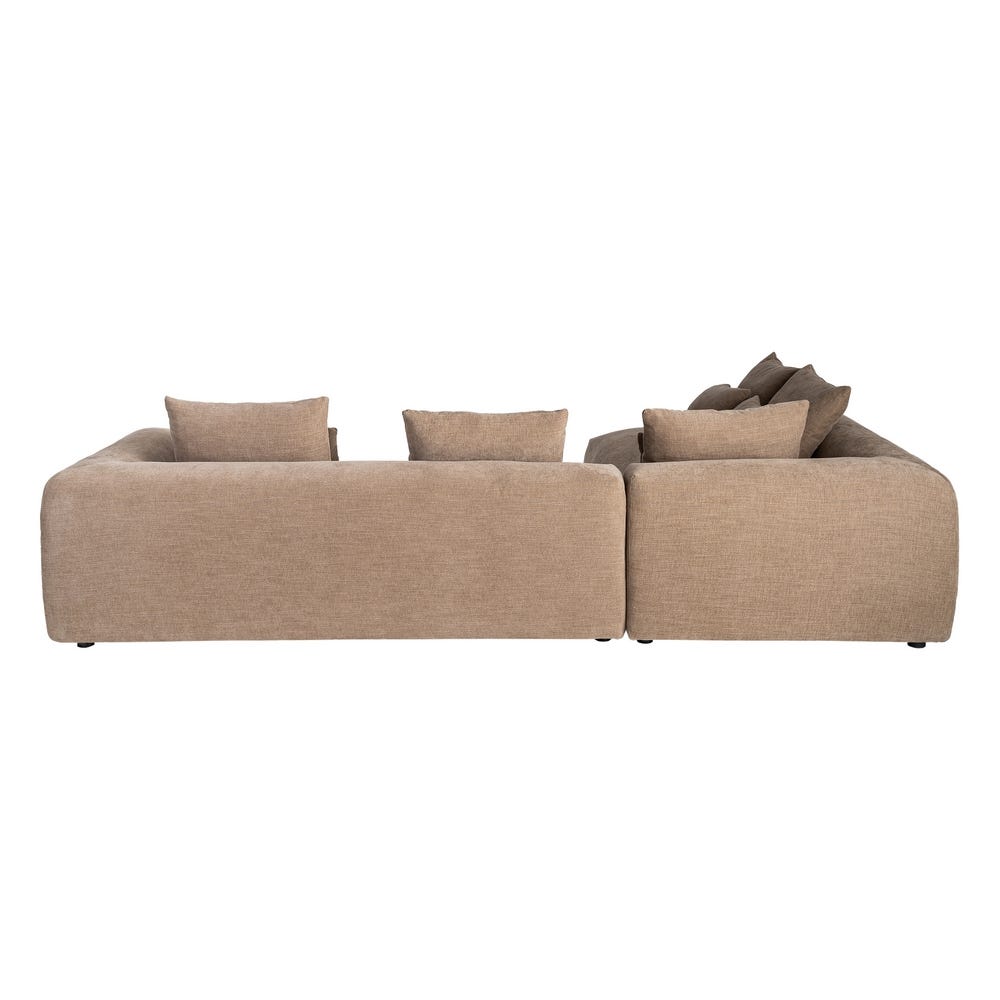 SOFÁ CHAISE LONGUE IZQUIERDA BEIGE 307 X 202 X 81 CM SOFÁ CHAISE LONGUE IZQUIERDA BEIGE 307 X 202 X 81 CM - Imagen 2