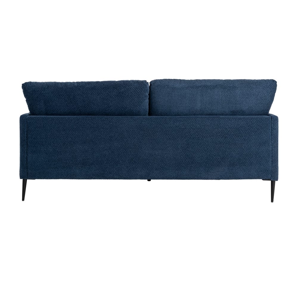 SOFÁ AZUL TEJIDO SALÓN 191 X 80 X 88 CM SOFÁ AZUL TEJIDO SALÓN 191 X 80 X 88 CM - Imagen 3
