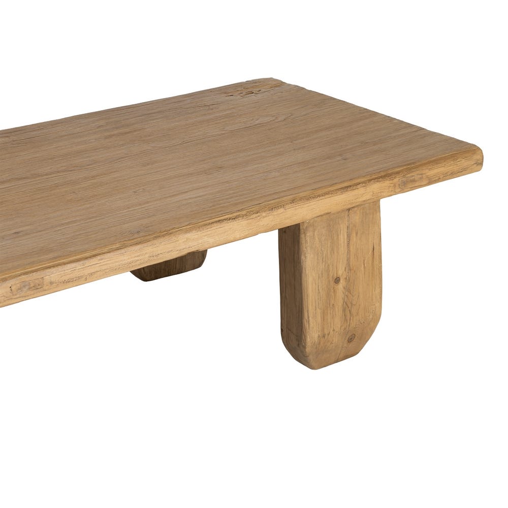 MESA CENTRO MADERA DE PINO SALÓN 178 X 69 X 35 CM MESA CENTRO MADERA DE PINO SALÓN 178 X 69 X 35 CM - Imagen 2