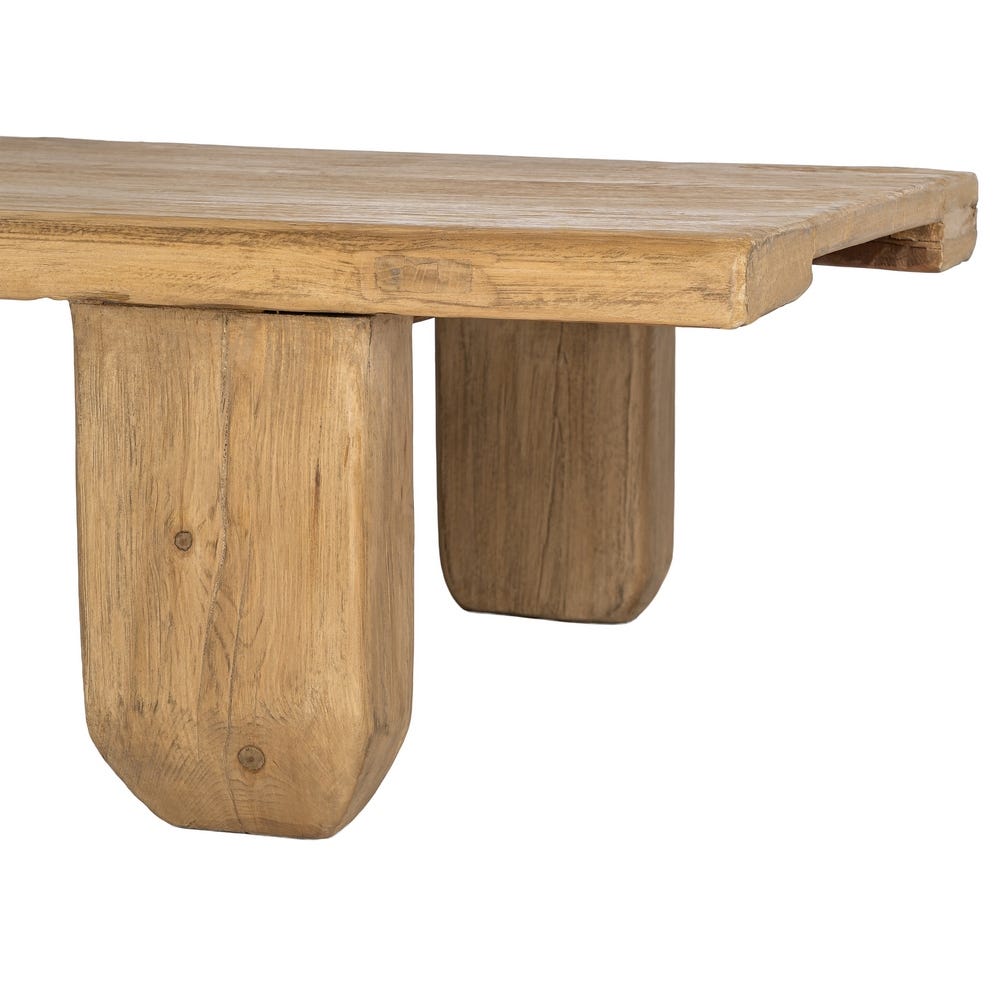MESA CENTRO MADERA DE PINO SALÓN 178 X 69 X 35 CM MESA CENTRO MADERA DE PINO SALÓN 178 X 69 X 35 CM - Imagen 5