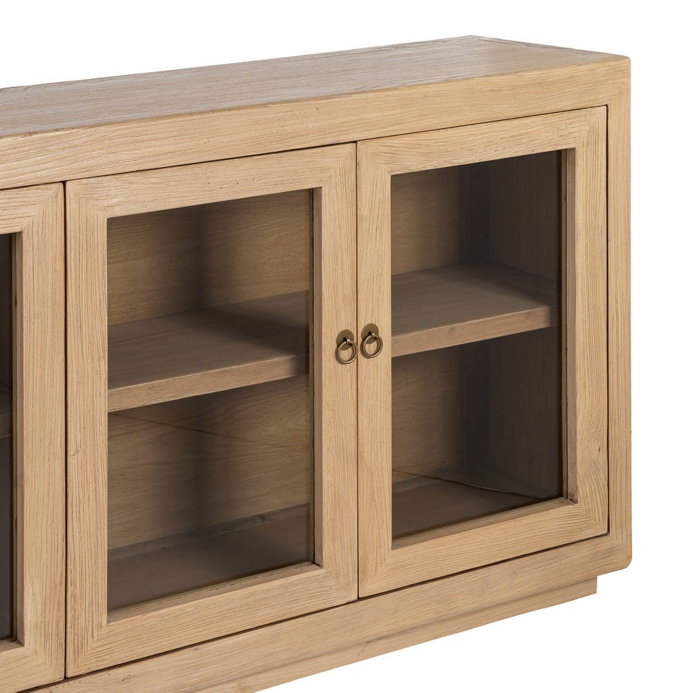 APARADOR MADERA DE OLMO SALÓN 200 X 44 X 85 CM APARADOR MADERA DE OLMO SALÓN 200 X 44 X 85 CM - Imagen 3