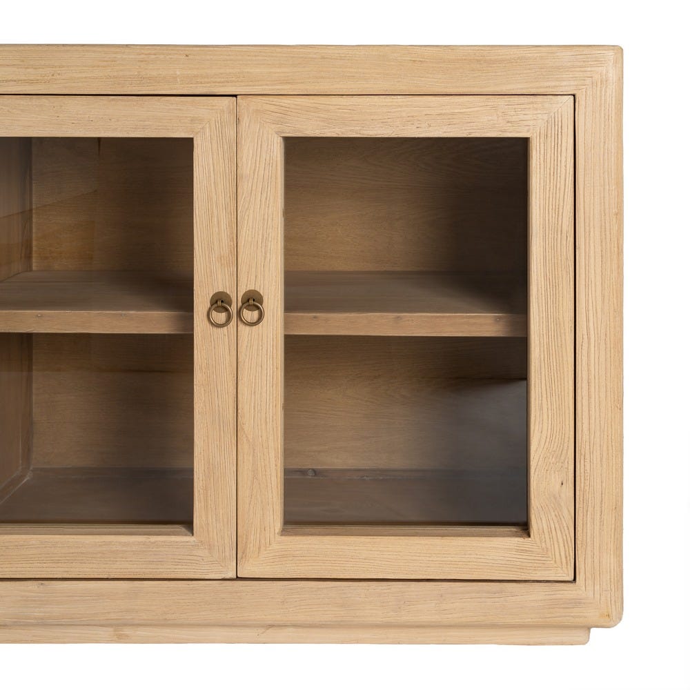 APARADOR MADERA DE OLMO SALÓN 200 X 44 X 85 CM APARADOR MADERA DE OLMO SALÓN 200 X 44 X 85 CM - Imagen 5