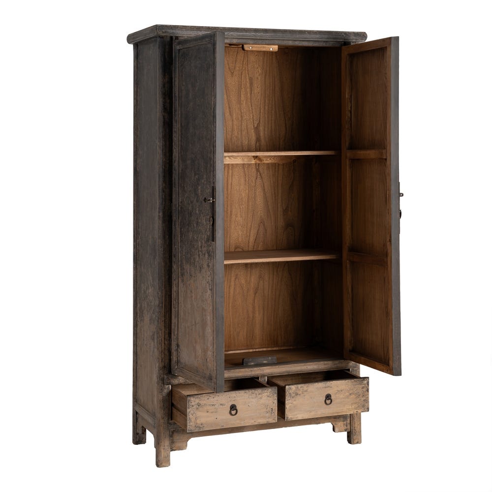 ARMARIO MADERA DE PINO DORMITORIO 100 X 45 X 190 CM ARMARIO MADERA DE PINO DORMITORIO 100 X 45 X 190 CM - Imagen 2