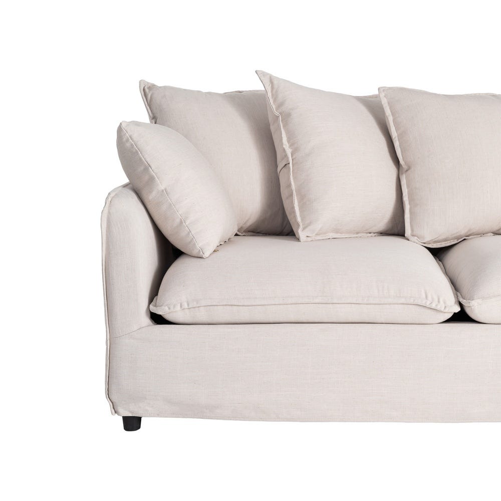 SOFÁ CHAISE LONGUE BEIGE DM-TEJIDO SALÓN 252 X 158 X 84 CM SOFÁ CHAISE LONGUE BEIGE DM-TEJIDO SALÓN 252 X 158 X 84 CM - Imagen 4