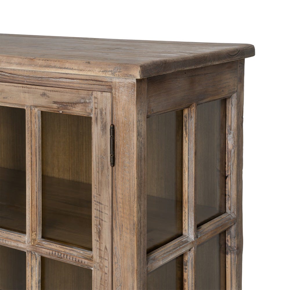 APARADOR MADERA DE PINO SALÓN 220 X 45 X 80 CM APARADOR MADERA DE PINO SALÓN 220 X 45 X 80 CM - Imagen 4
