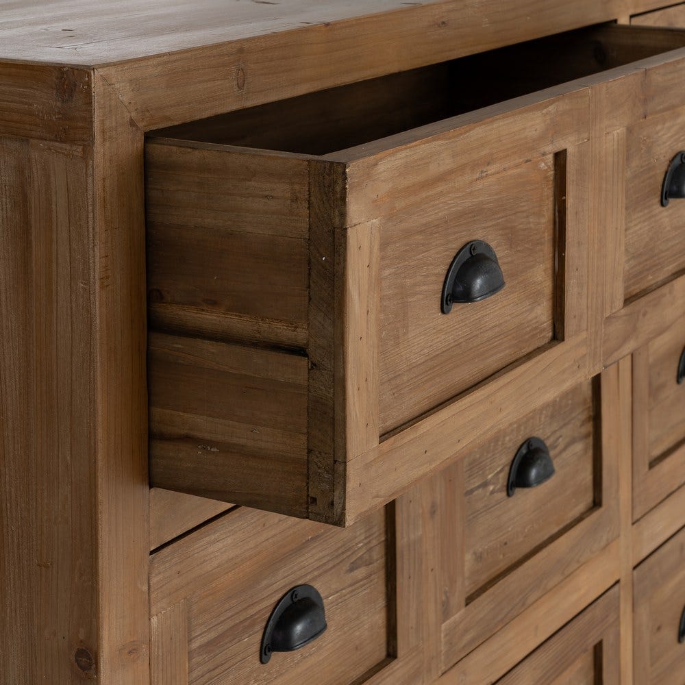 CÓMODA MADERA RECICLADA SALÓN 160 X 40 X 90 CM CÓMODA MADERA RECICLADA SALÓN 160 X 40 X 90 CM - Imagen 4