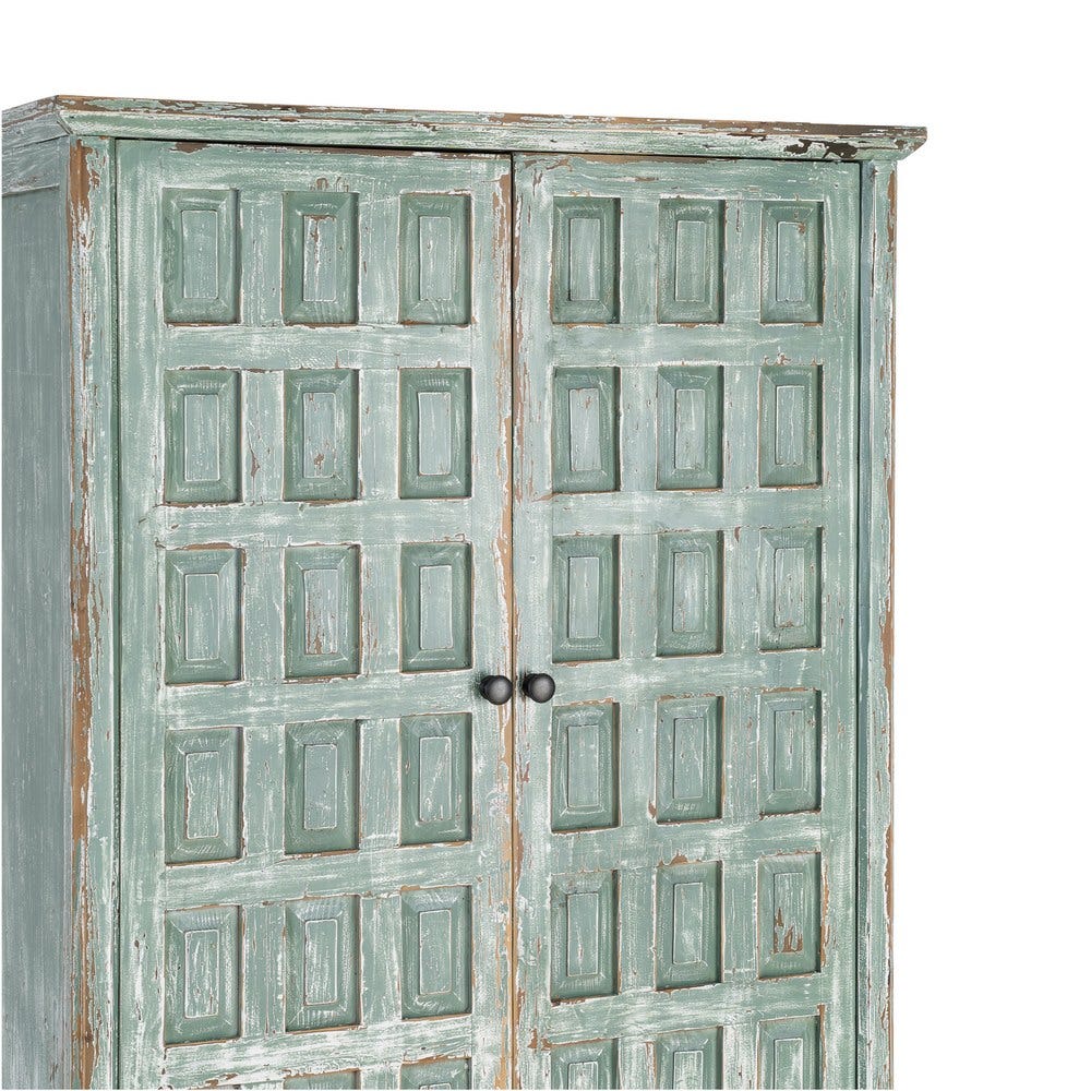 ARMARIO MADERA RECICLADA SALÓN 96 X 45 X 181 CM ARMARIO MADERA RECICLADA SALÓN 96 X 45 X 181 CM - Imagen 3