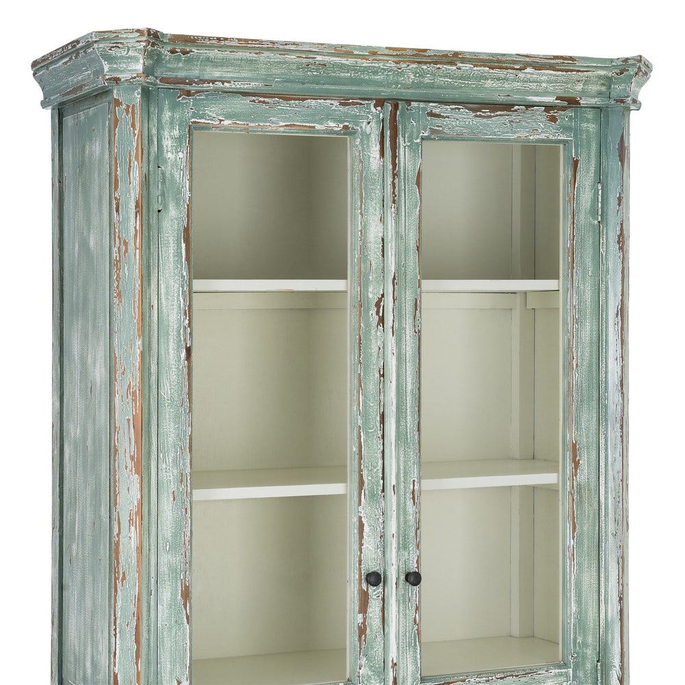 VITRINA MADERA RECICLADA SALÓN 101 X 44 X 216 CM VITRINA MADERA RECICLADA SALÓN 101 X 44 X 216 CM - Imagen 3