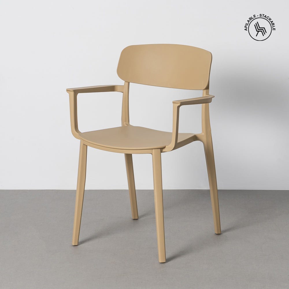 SILLA APILABLE CAQUI PP CONTRACT 51,50 X 51 X 80 CM SILLA APILABLE CAQUI PP CONTRACT 51,50 X 51 X 80 CM
