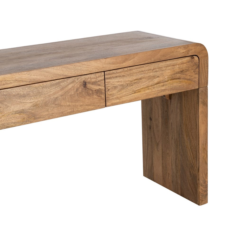 CONSOLA MADERA DE MANGO SALÓN 153 X 45 X 76 CM CONSOLA MADERA DE MANGO SALÓN 153 X 45 X 76 CM - Imagen 3