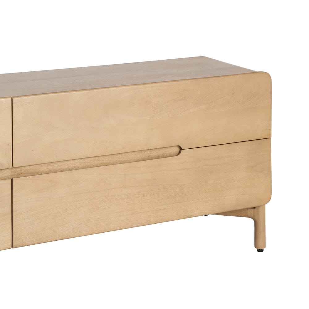 MUEBLE TV MADERA DE MANGO SALÓN 160 X 45 X 46 CM MUEBLE TV MADERA DE MANGO SALÓN 160 X 45 X 46 CM - Imagen 3