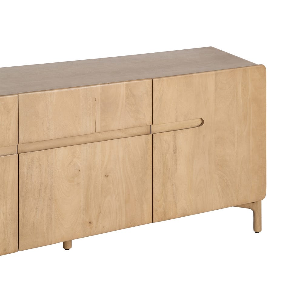APARADOR MADERA DE MANGO SALÓN 160 X 45 X 74 CM APARADOR MADERA DE MANGO SALÓN 160 X 45 X 74 CM - Imagen 3
