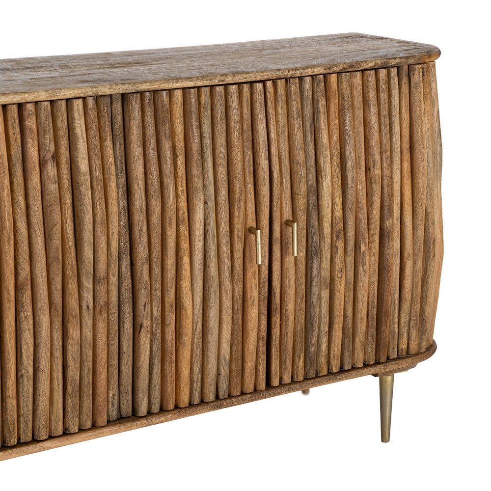 APARADOR MADERA DE MANGO SALÓN 148 X 39 X 78 CM APARADOR MADERA DE MANGO SALÓN 148 X 39 X 78 CM - Imagen 3