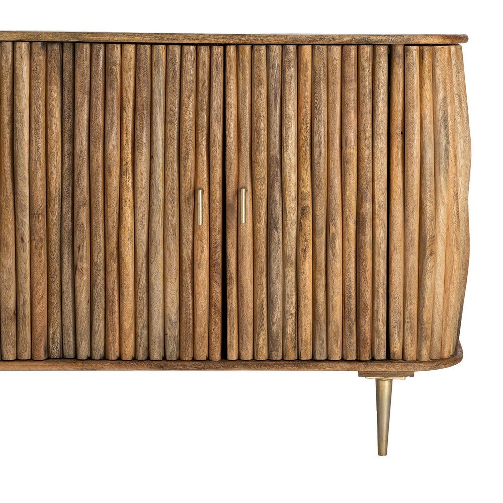 APARADOR MADERA DE MANGO SALÓN 148 X 39 X 78 CM APARADOR MADERA DE MANGO SALÓN 148 X 39 X 78 CM - Imagen 5