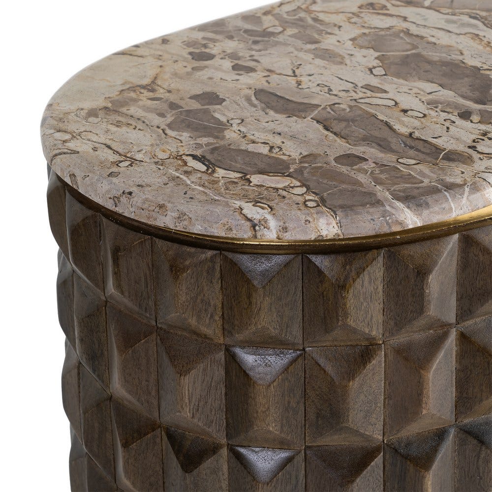 APARADOR MADERA-MÁRMOL SALÓN 154 X 40 X 76 CM APARADOR MADERA-MÁRMOL SALÓN 154 X 40 X 76 CM - Imagen 4