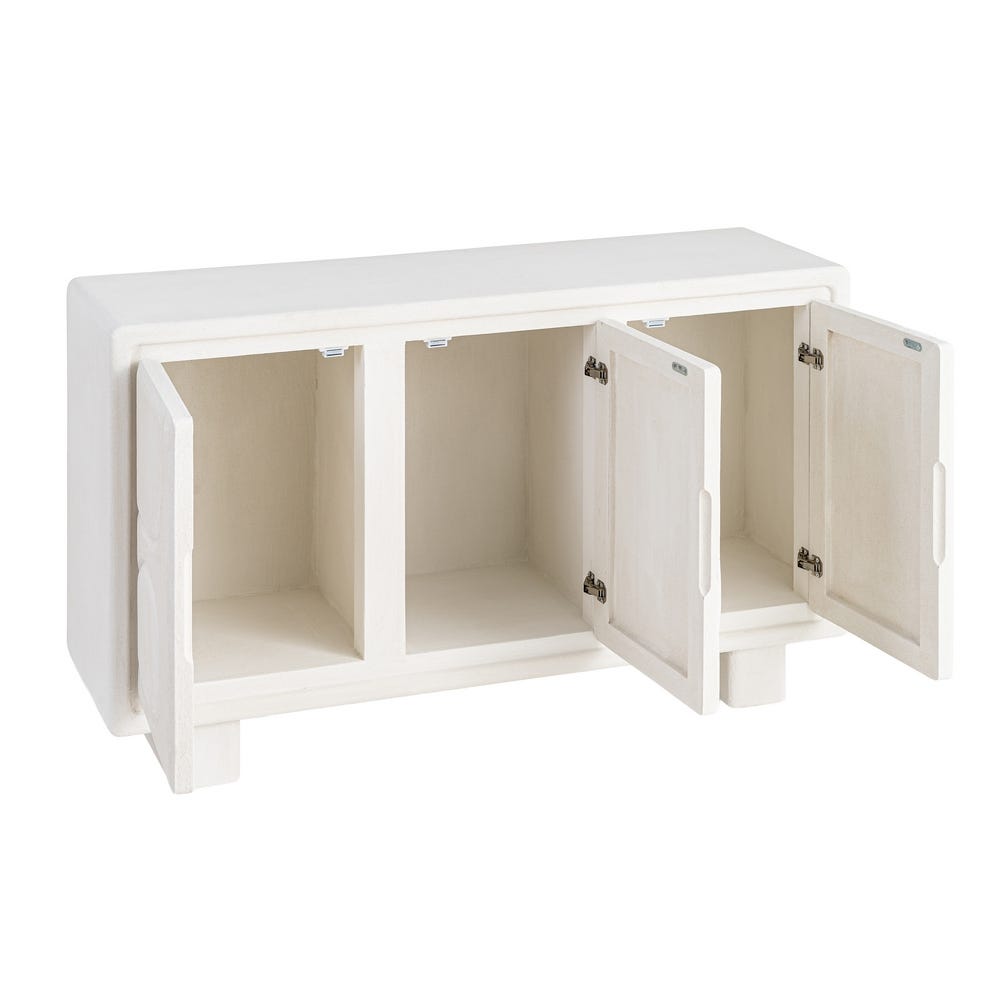 APARADOR BLANCO DM 120 X 38 X 70 CM APARADOR BLANCO DM 120 X 38 X 70 CM - Imagen 2