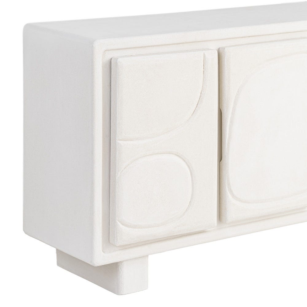 APARADOR BLANCO DM 120 X 38 X 70 CM APARADOR BLANCO DM 120 X 38 X 70 CM - Imagen 4