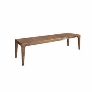 Mesa comedor extensible rectangular nogal Mesa comedor extensible rectangular nogal