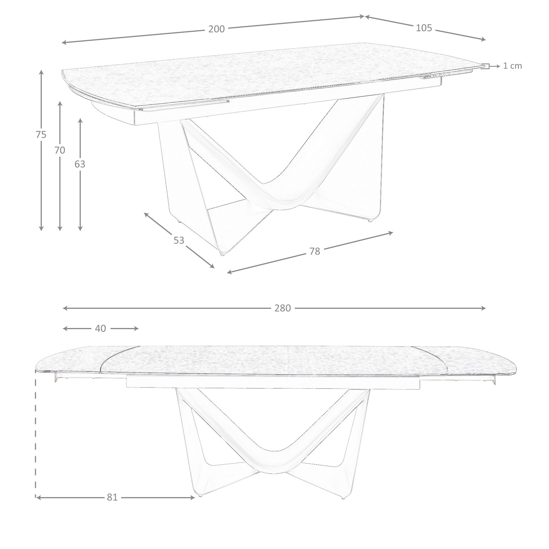 Mesa comedor extensible ovalada barril cristal negro, acero y fibra vidrio gris oscuro metal Mesa comedor extensible ovalada barril cristal negro, acero y fibra vidrio gris oscuro metal - Imagen 9