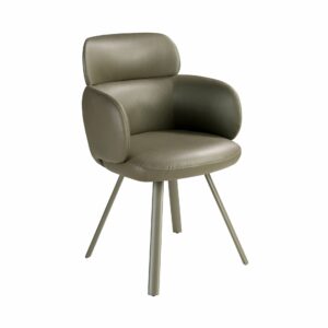 Silla giratoria polipiel verde oliva Silla giratoria polipiel verde oliva