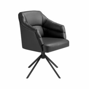 Silla giratoria polipiel negro Silla giratoria polipiel negro