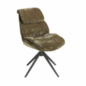 Silla giratoria terciopelo verde oliva Silla giratoria terciopelo verde oliva