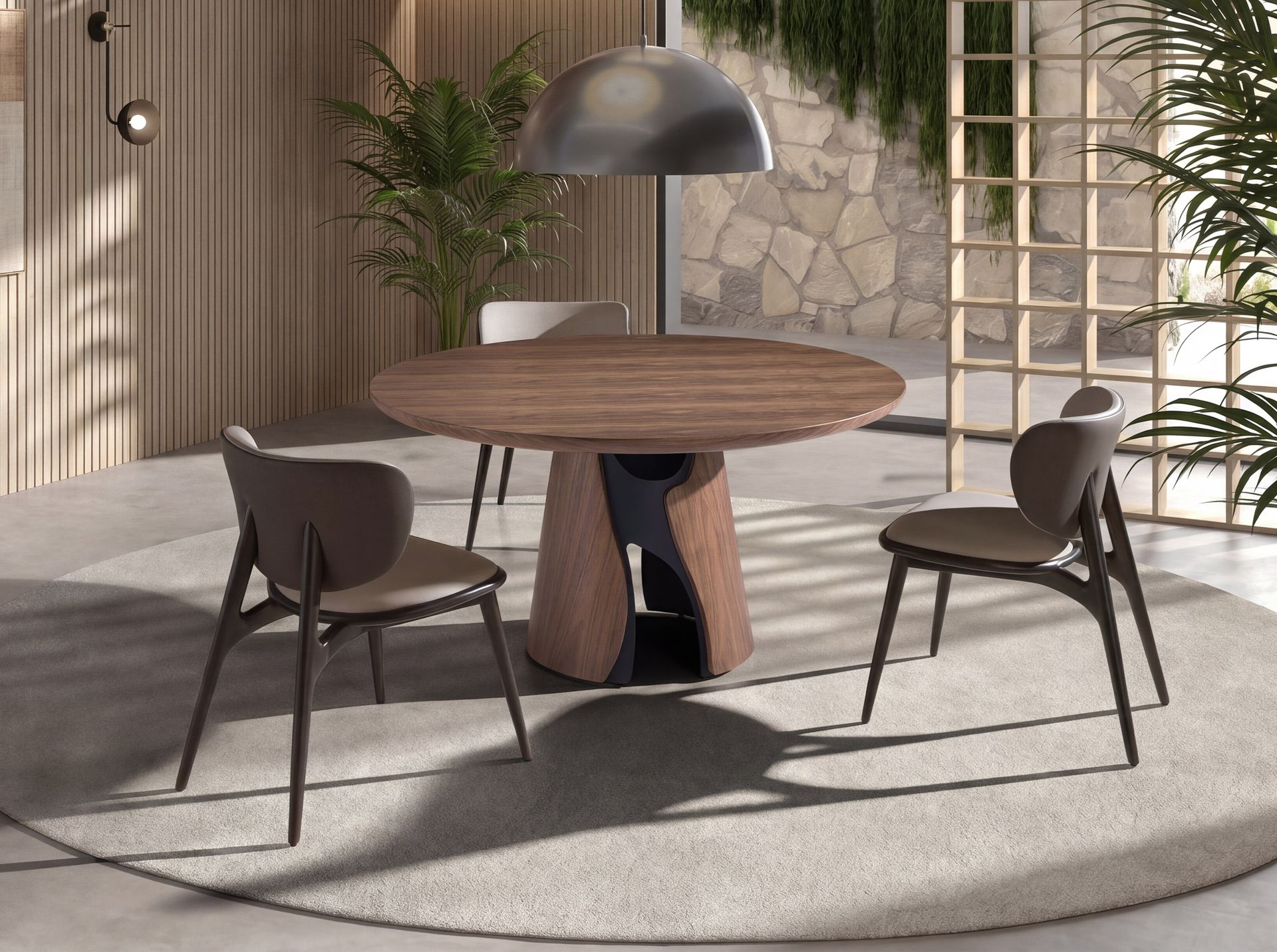Silla polipiel crema y gris oscuro Silla polipiel crema y gris oscuro - Imagen 4