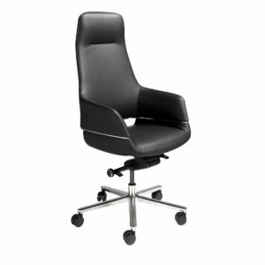 Silla oficina giratoria polipiel negro Silla oficina giratoria polipiel negro