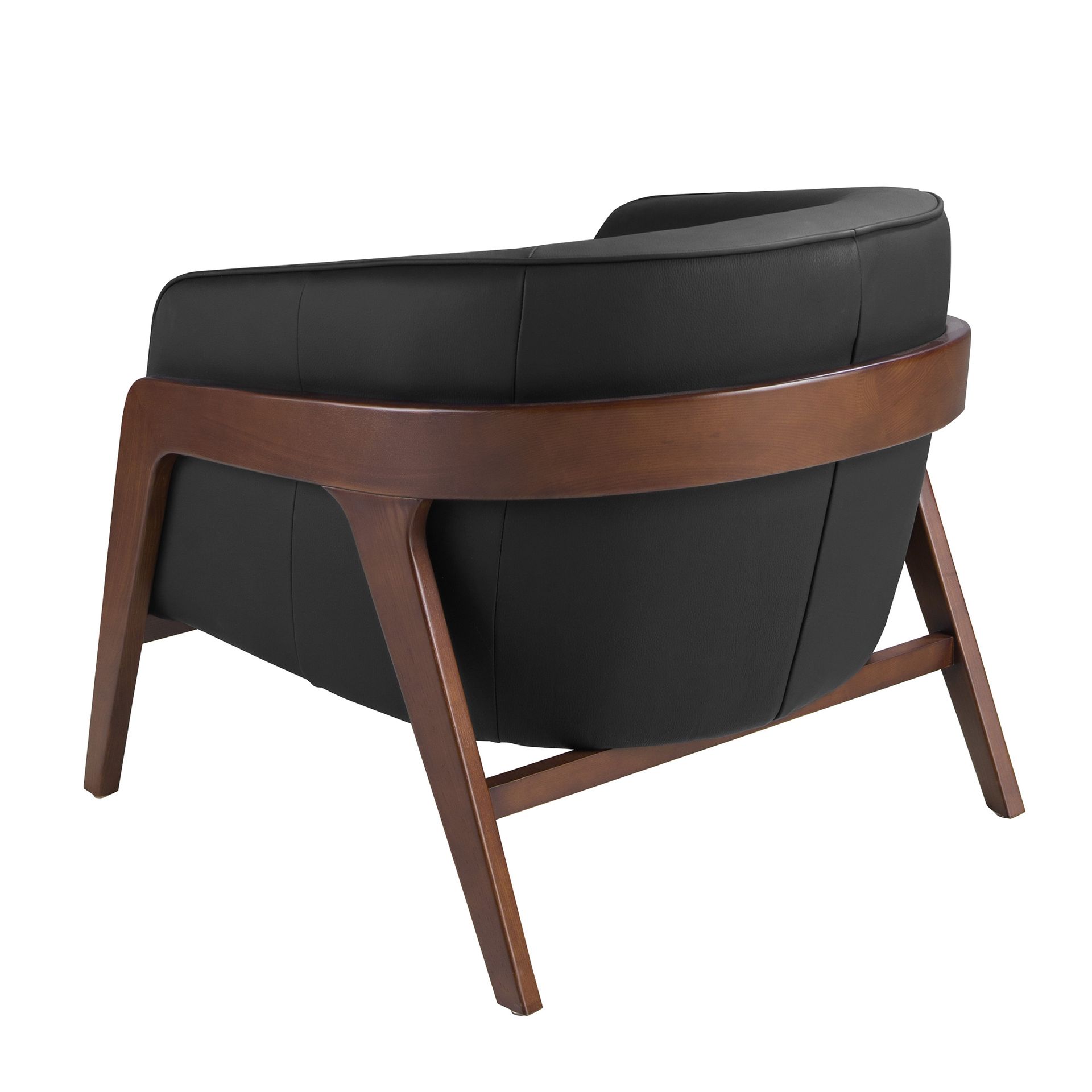 Sillón piel negro Sillón piel negro - Imagen 6