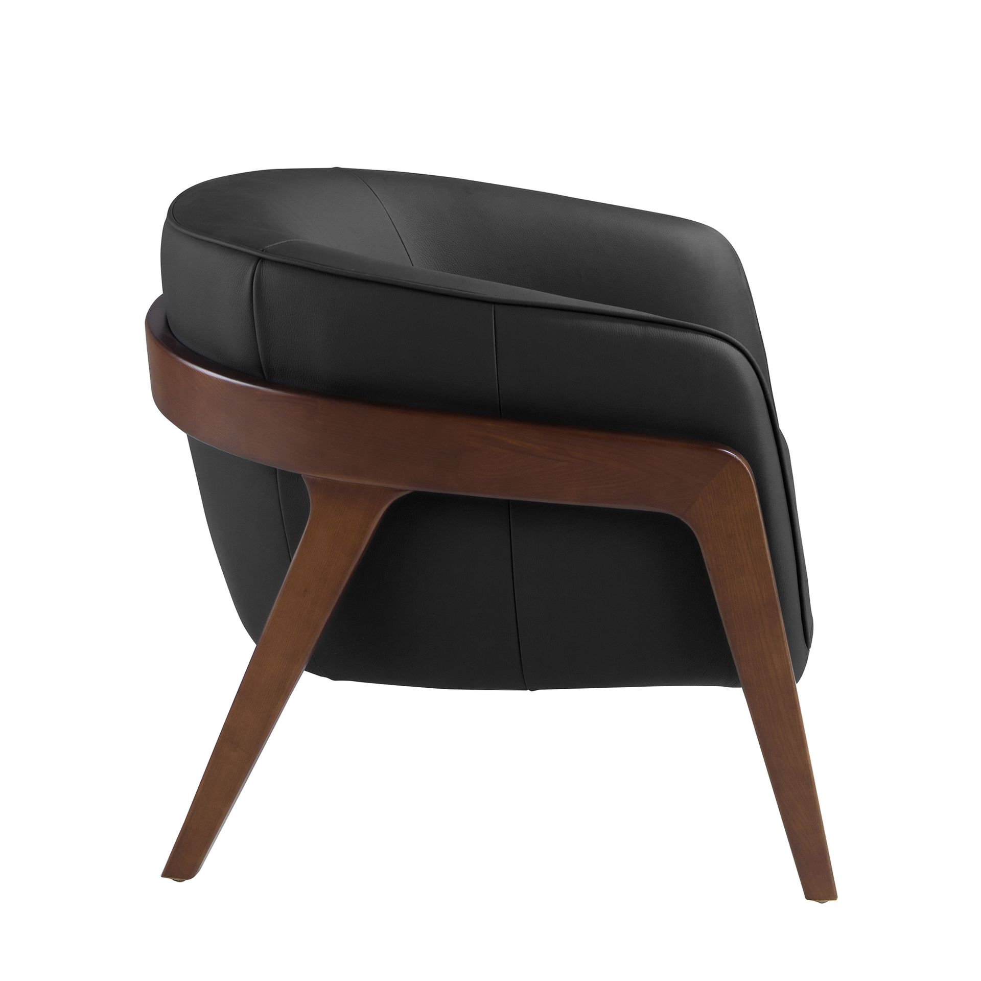 Sillón piel negro Sillón piel negro - Imagen 8