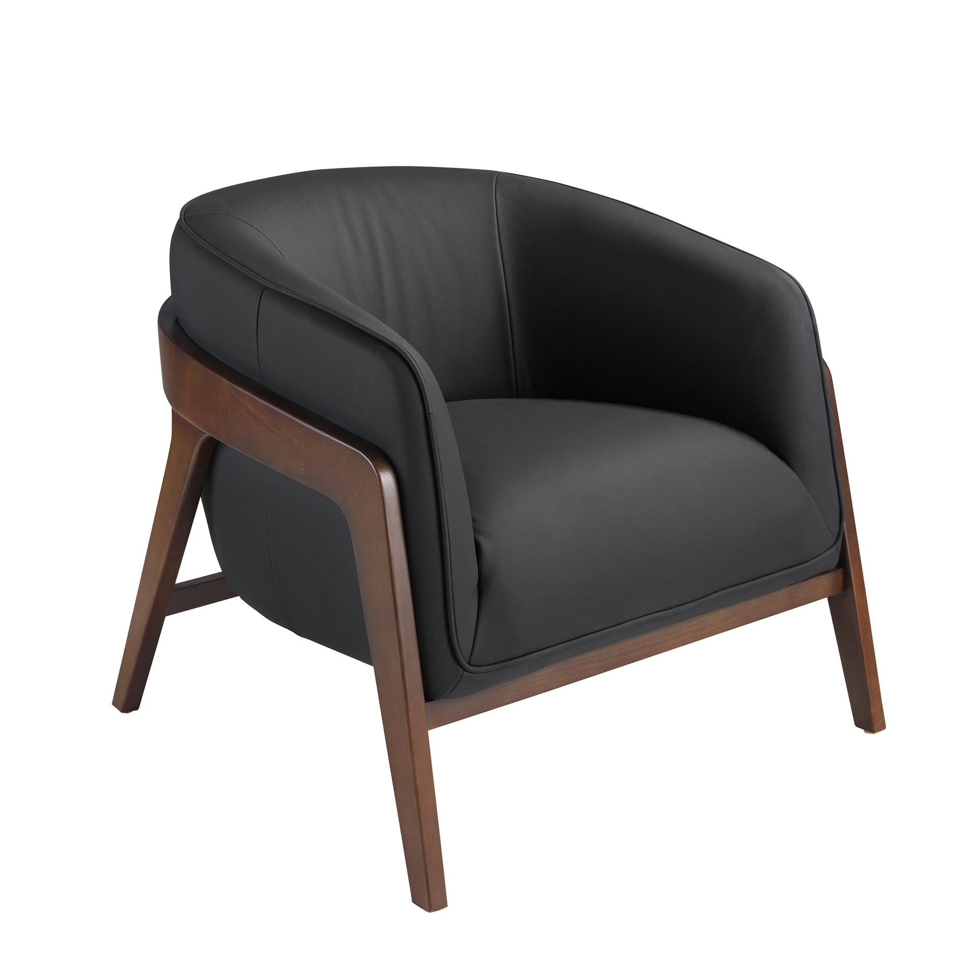 Sillón piel negro Sillón piel negro