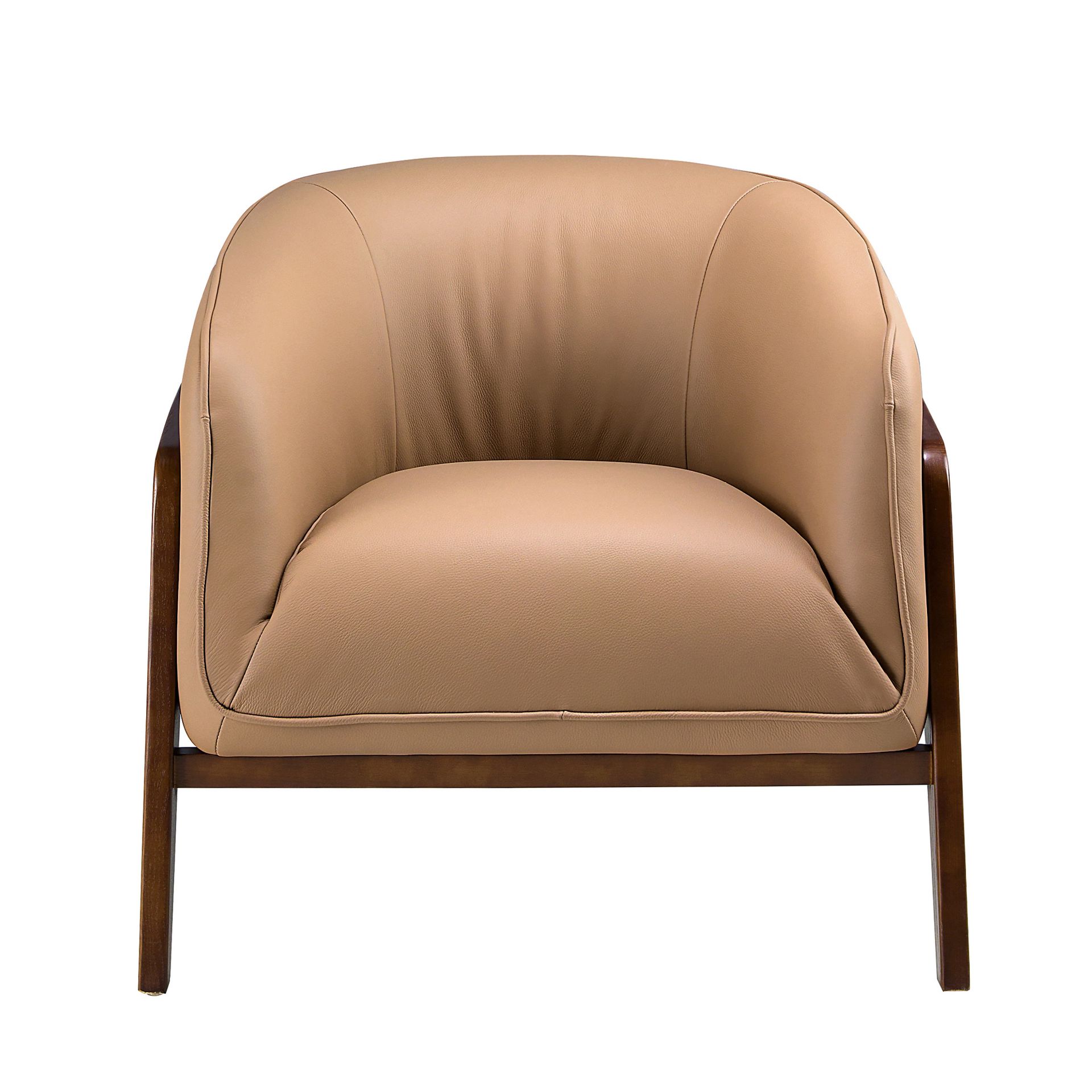 Sillón piel marrón Sillón piel marrón - Imagen 2