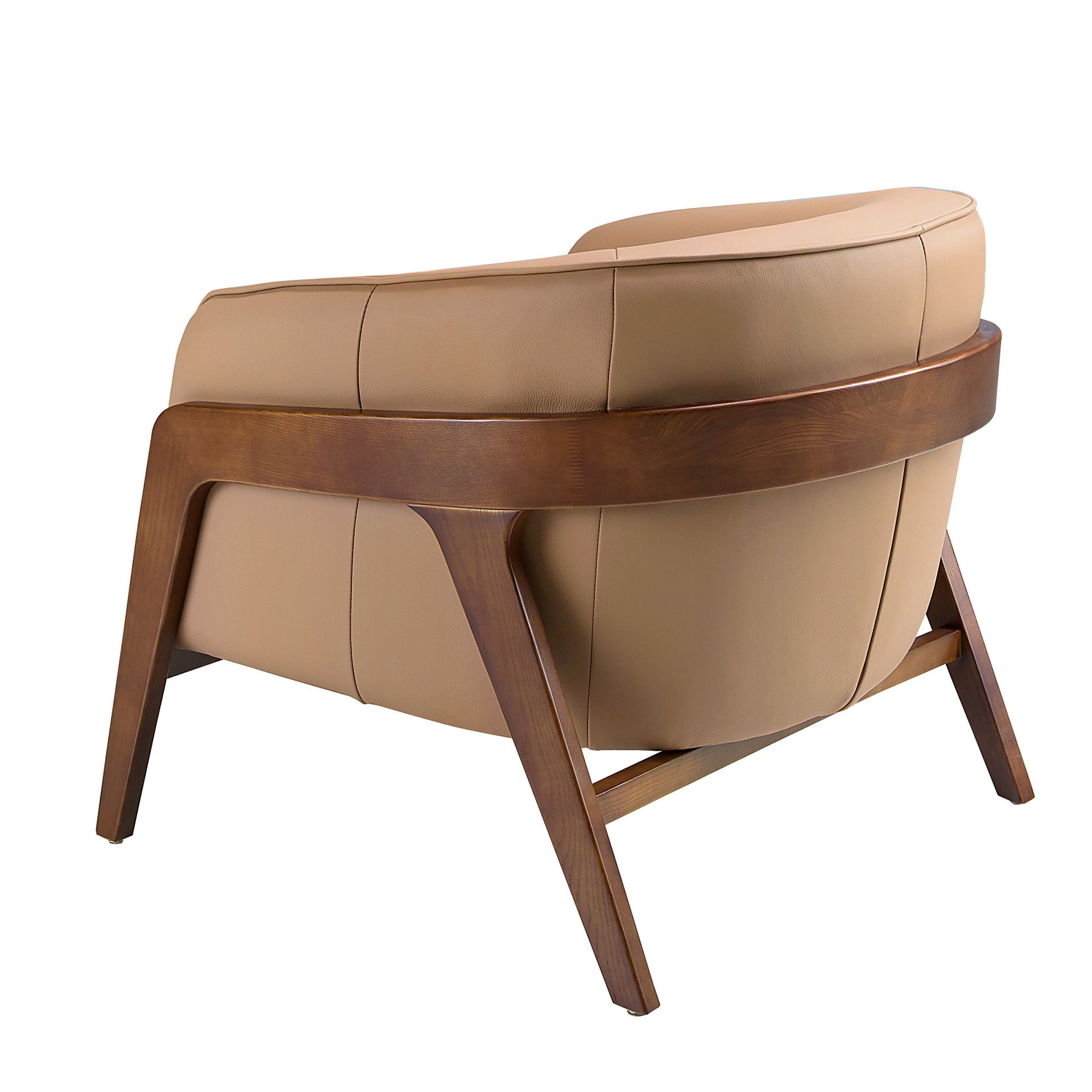 Sillón piel marrón Sillón piel marrón - Imagen 6